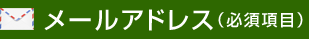 メールアドレス（必須項目）